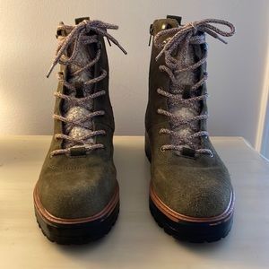 Marc Fisher Izma Suede Hiking Boots 6W